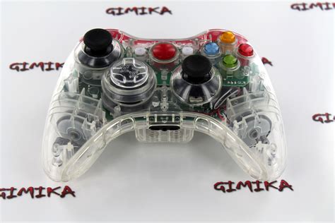 "Crystal Clear - Red" Illuminating Xbox 360 | Game controller, Game console, Gaming products