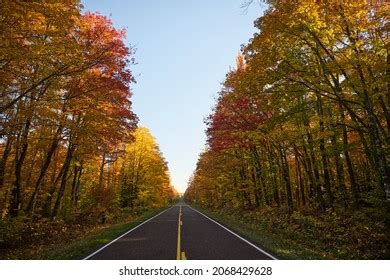 Upper Michigan Fall Colors Beautiful Foliages Stock Photo 2068429628 ...