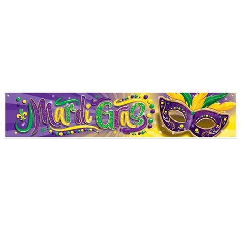 Mardi Gras Banner | Fiesta Party Supplies