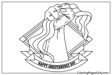 Independence Day Palestine Coloring Page - Free Printable Coloring Pages