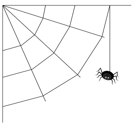 Black spider in web clip art, cute style 12cm | This clipart… | Flickr