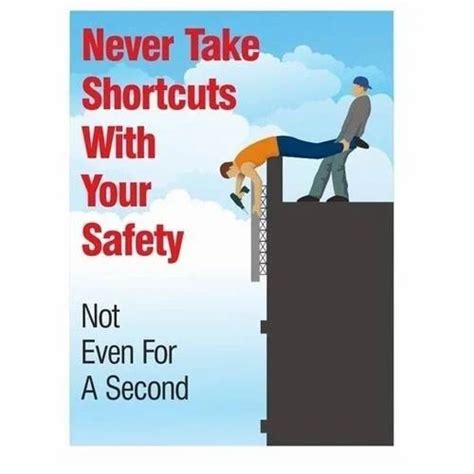 Vinyl Rectangular Construction Safety Poster, 2-3 mm at Rs 390/piece in ...