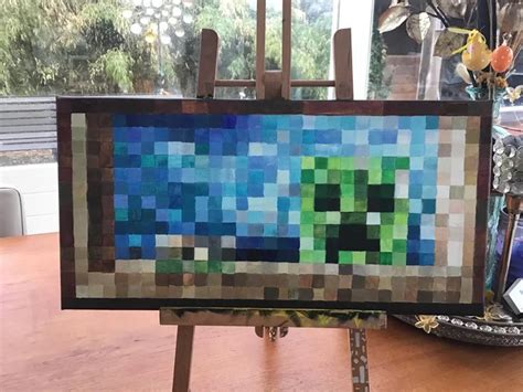 (1) Minecraft Painting that I finally finished today! : Minecraft trong 2021