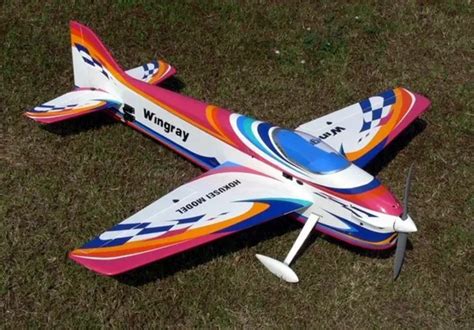 New! Hokusei wingray 70 F3A gas electric pattern balsa ARF stunt RC airplane aircraft model ...