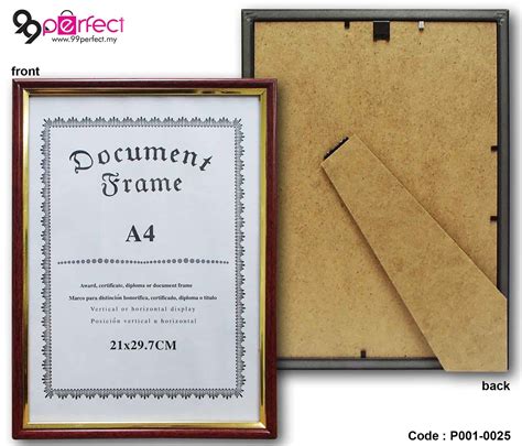 A4 Size Document Frame/ Photo Frame/Certificate Frame