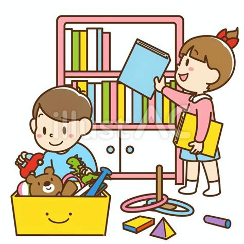 Free Vectors | Children cleaning up