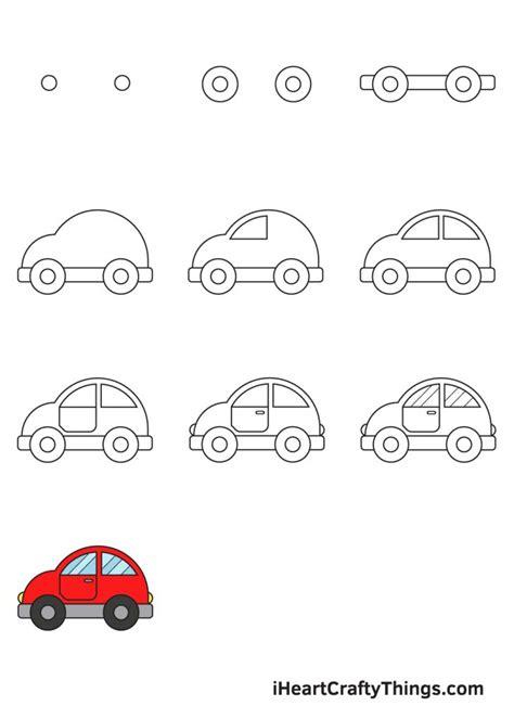 Car Drawing - How To Draw A Car Step By Step