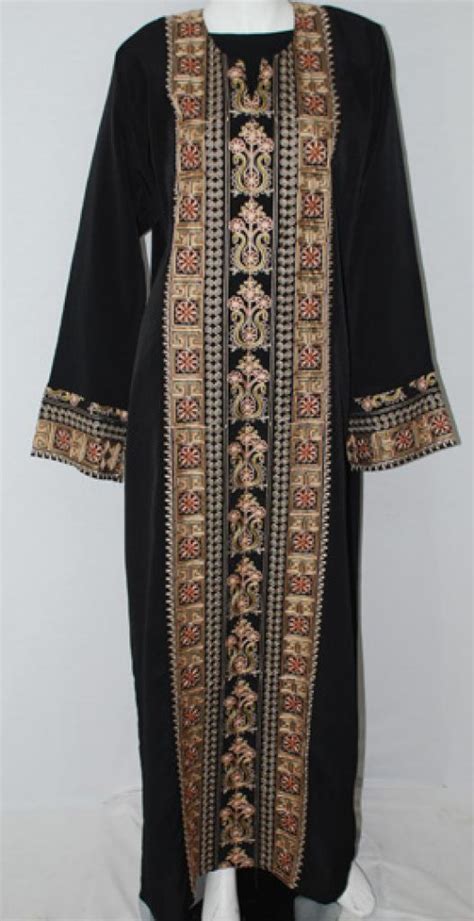 Traditional Embroidered Jordanian pull-over Thobe th693 | Alhannah ...