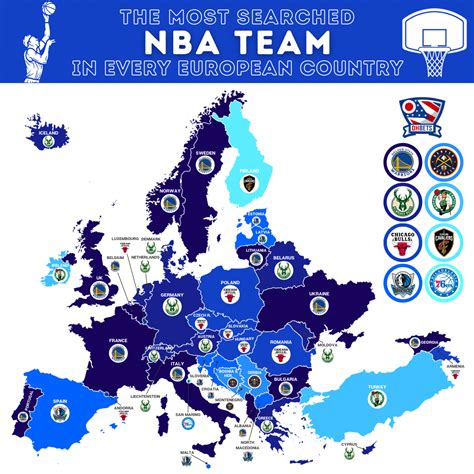 The Most Popular NBA Teams In Europe - I-80 Sports Blog