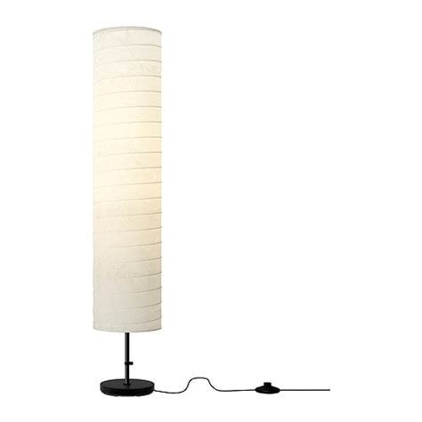 Floor Lamp Light Ikea Holmo White Rice Paper Shade Modern Contemporary NEW | eBay