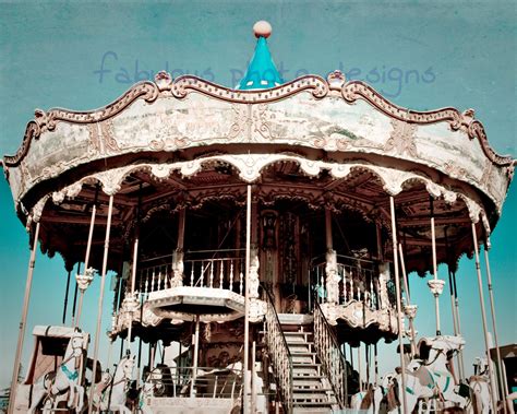 Full Vintage Carousel Photographfine Art Photography Nursery ...