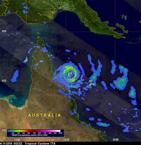 Powerful Tropical Cyclone Ita Hits Australia | NASA Global ...