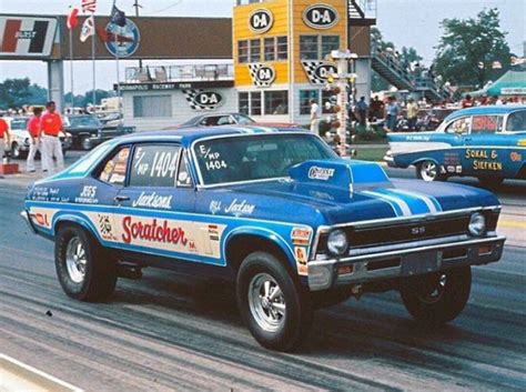 Old Nova Drag Car