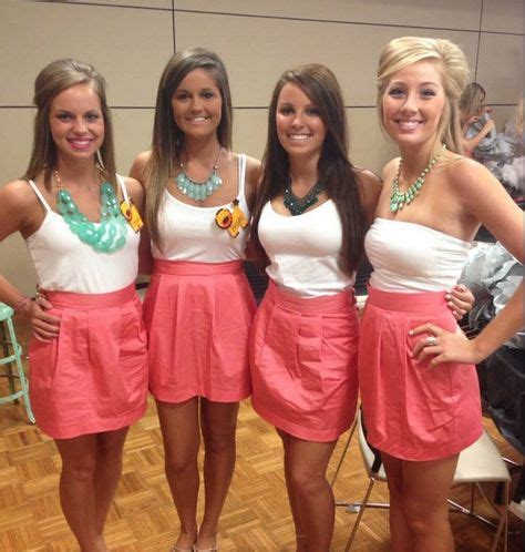 love everything about these sorority recruitment outfits | Fancy | Sorority recruitment outfits ...