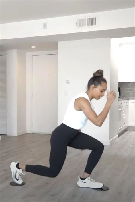 20-Minute Full-Body Workout With Sliders by Juice & Toya | Slider exercises, Workout, Interval ...