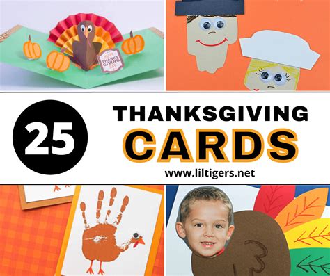 30 Best Homemade DIY Thanksgiving Card Ideas - Lil Tigers