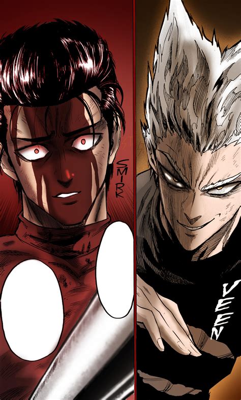 Garou vs Metal Bat. Two beasts : r/OnePunchMan