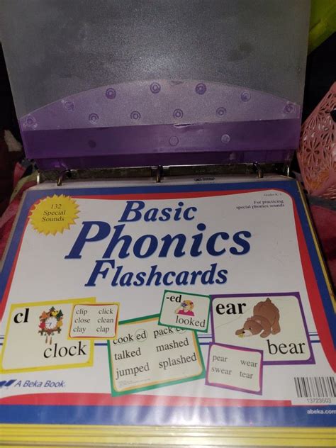 A Beka Book Basic Phonics Flashcards for Sale in Fountain, CO - OfferUp