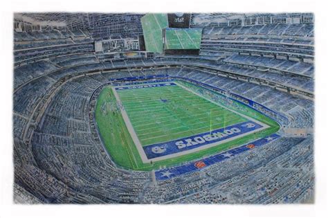 Cowboys Football Wall Art Print Dallas Cowboys Stadium Decor - Etsy ...