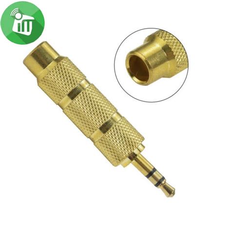 Audio Jack Adapter 3.5mm Male to 6.35mm Female | iMedia Stores