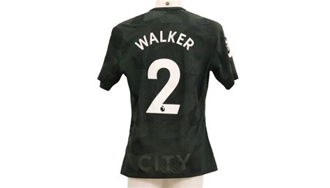 Walker's Worn Shirt, Arsenal-Manchester City 2018 - CharityStars