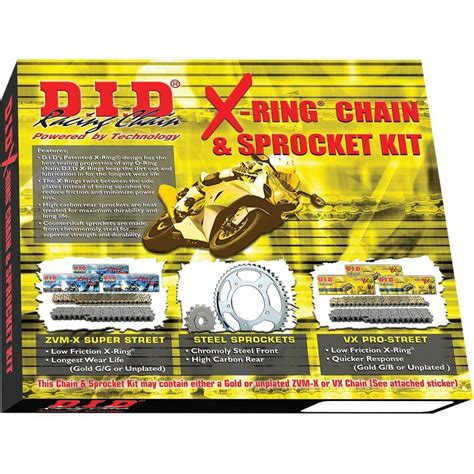 DID X-Ring Chain and Sprocket Kit - DKH-011 - DID - Brands | FortNine Canada