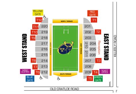 Thomond park seating plan