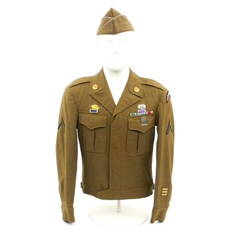 Original U.S. WWII D-Day 5th Ranger Battalion Combat Medic Named Uniform Grouping ...