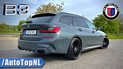 BMW Alpina B3 Touring REVIEW on Autobahn by AutoTopNL - YouTube