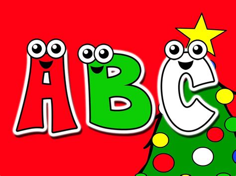 "Christmas ABCs" - Busy Beavers at Christmas Time, Kids Alphabet Nursery... | Nursery songs ...