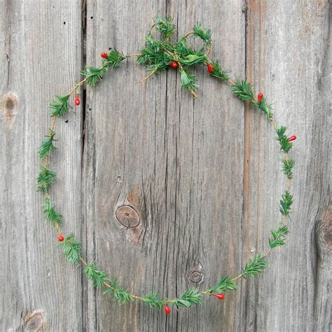 scandinavian christmas wreath by just add a dress | notonthehighstreet.com