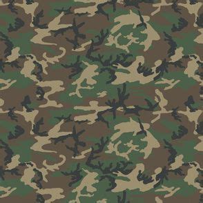 Half Scale M81 Woodland Camo Fabric | Woodland camo, Minky fabric, Woodland