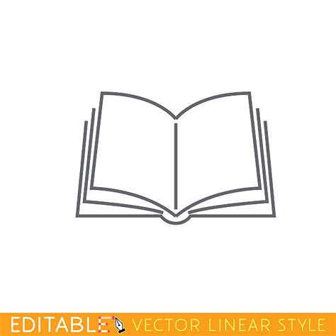 Royalty Free Open Book Icon Clip Art, Vector Images & Illustrations - iStock