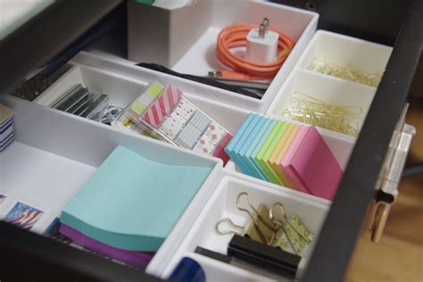 Simply Done: Organized Office Drawers - simply organized