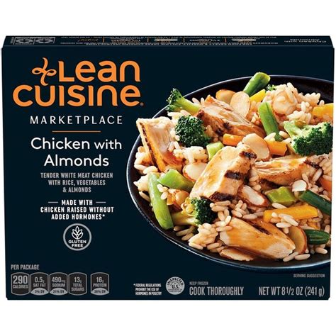 Lean Cuisine MARKETPLACE Chicken with Almonds (8.5 oz) - Instacart