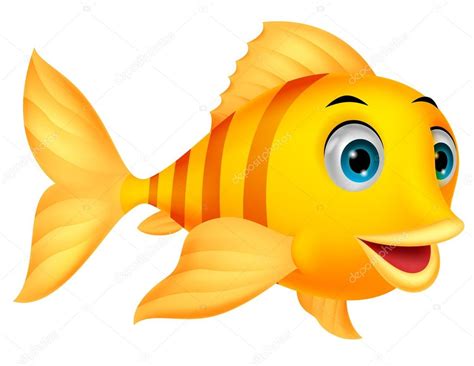 Cute fish cartoon — Stock Vector © tigatelu #27374475