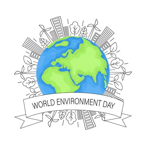 World environment and earth day concept. Vector illustration template for logo design, banner ...