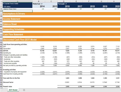 Financial Model Templates - 3 Statement Model, DCF, LBO