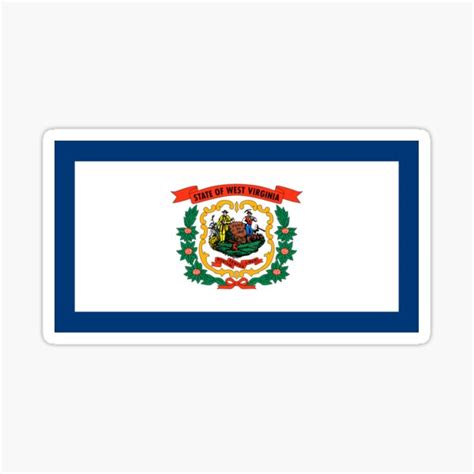 "West Virginia Flag" Sticker for Sale by states | Redbubble