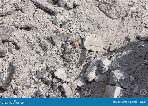 Concrete Debris On Construction Site Stock Photo - Image: 33855402