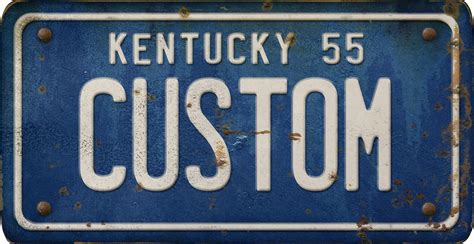 Kentucky License Plate Custom – Spicher and Company