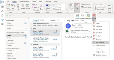 How to use reminders in Microsoft Outlook | TechRepublic