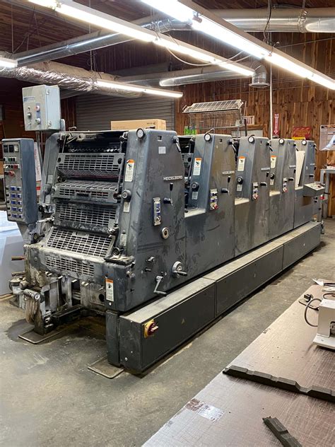 Heidelberg 5 Color Printing Press, 1991 - Revelation Machinery