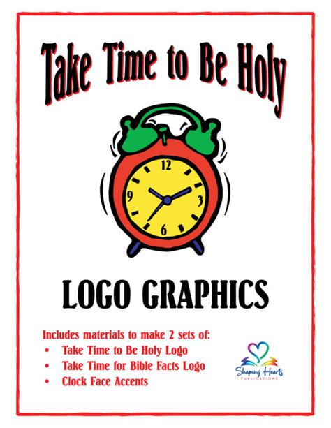 Take Time To Be Holy - Logo Graphics - Shaping Hearts Publications