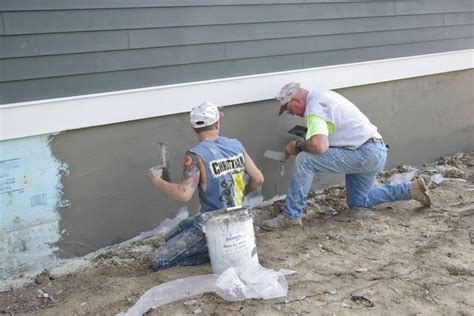 The New House Next Door: Parging