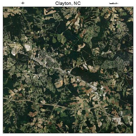 Aerial Photography Map of Clayton, NC North Carolina