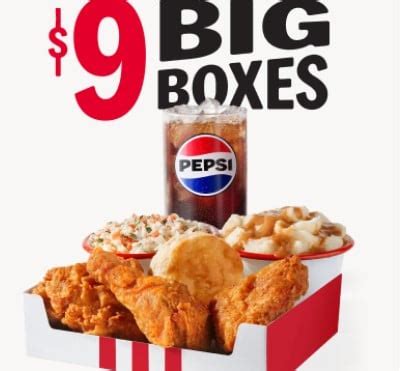 KFC Introduces New Online-Only $9 Big Box Meal Deal - The Fast Food Post