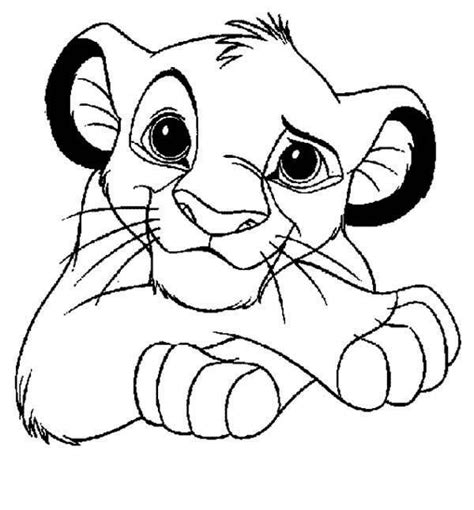 Simba Malvorlagen für Kinder #kinder #malvorlagen #simba | Disney coloring pages, Lion king ...