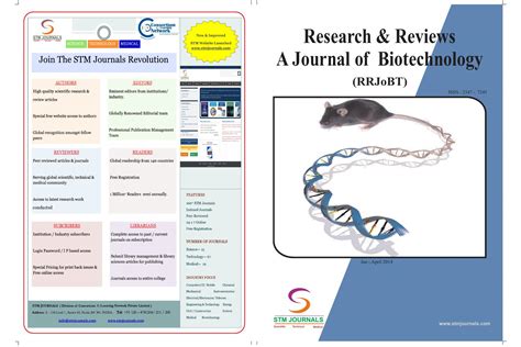 Research and reviews a journal of biotechnology (vol4, issue1) by STM Journals Publication - Issuu