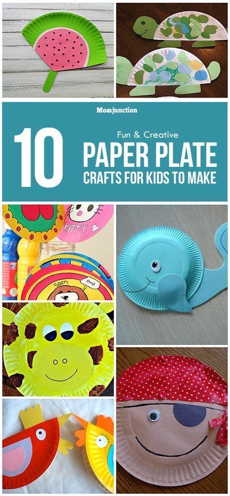 10 Easy And Exciting Plate Craft Ideas For Kids | Daycare crafts, Craft activities for kids